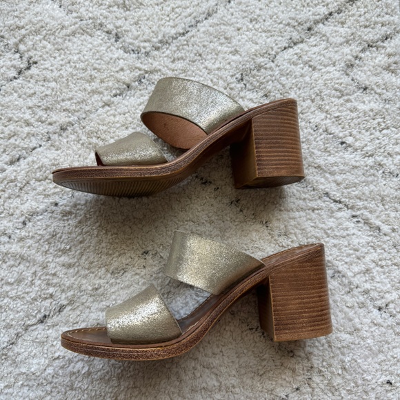 Seychelles Metallic Heeled Sandals - Picture 3 of 6